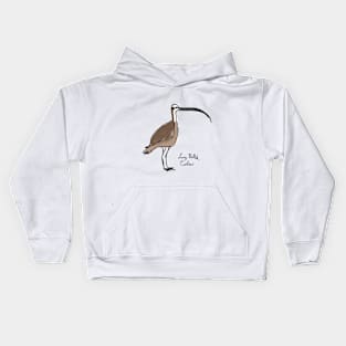 Long Billed Curlew Kids Hoodie